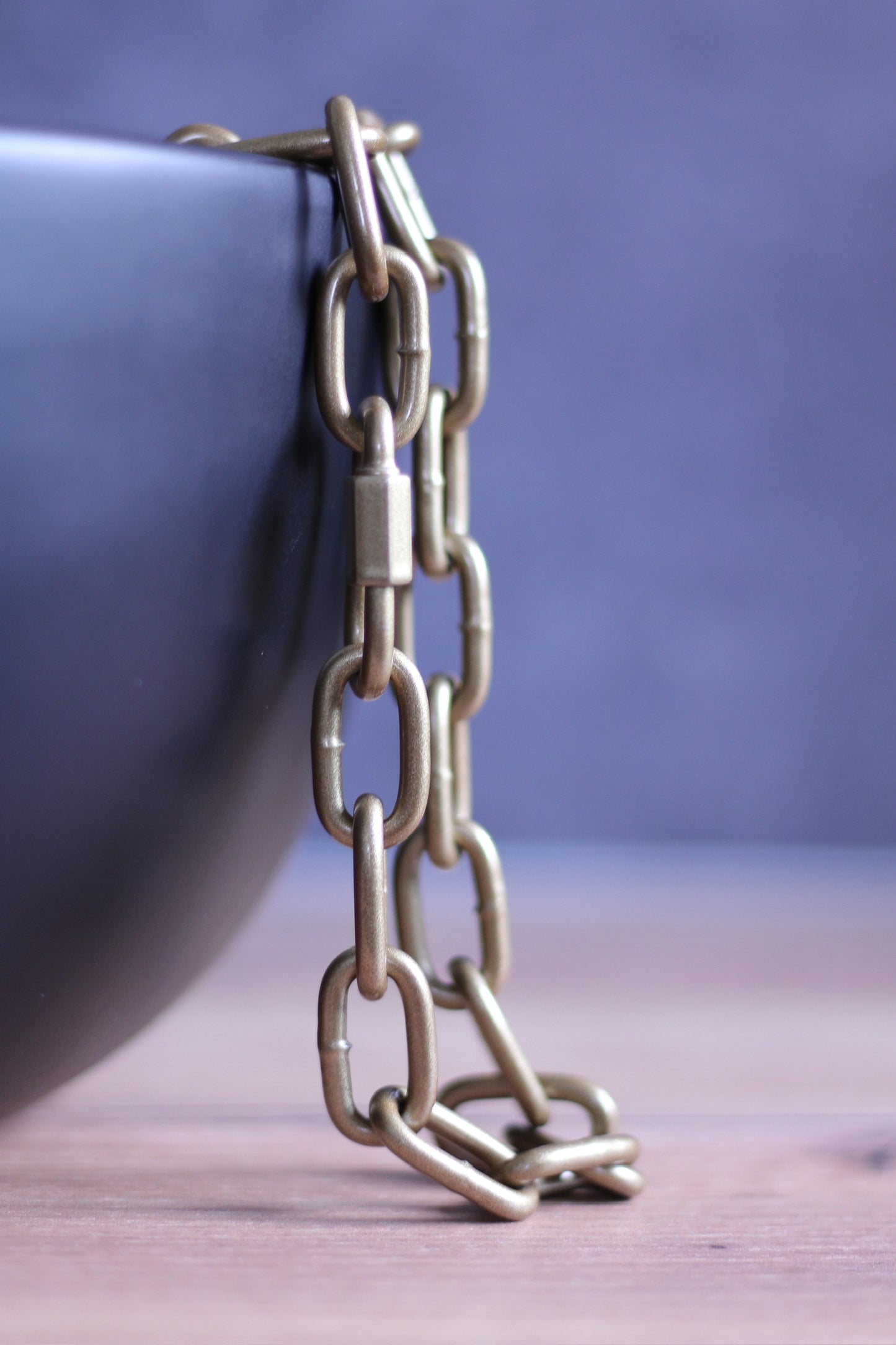 Short -part powder -coated chain