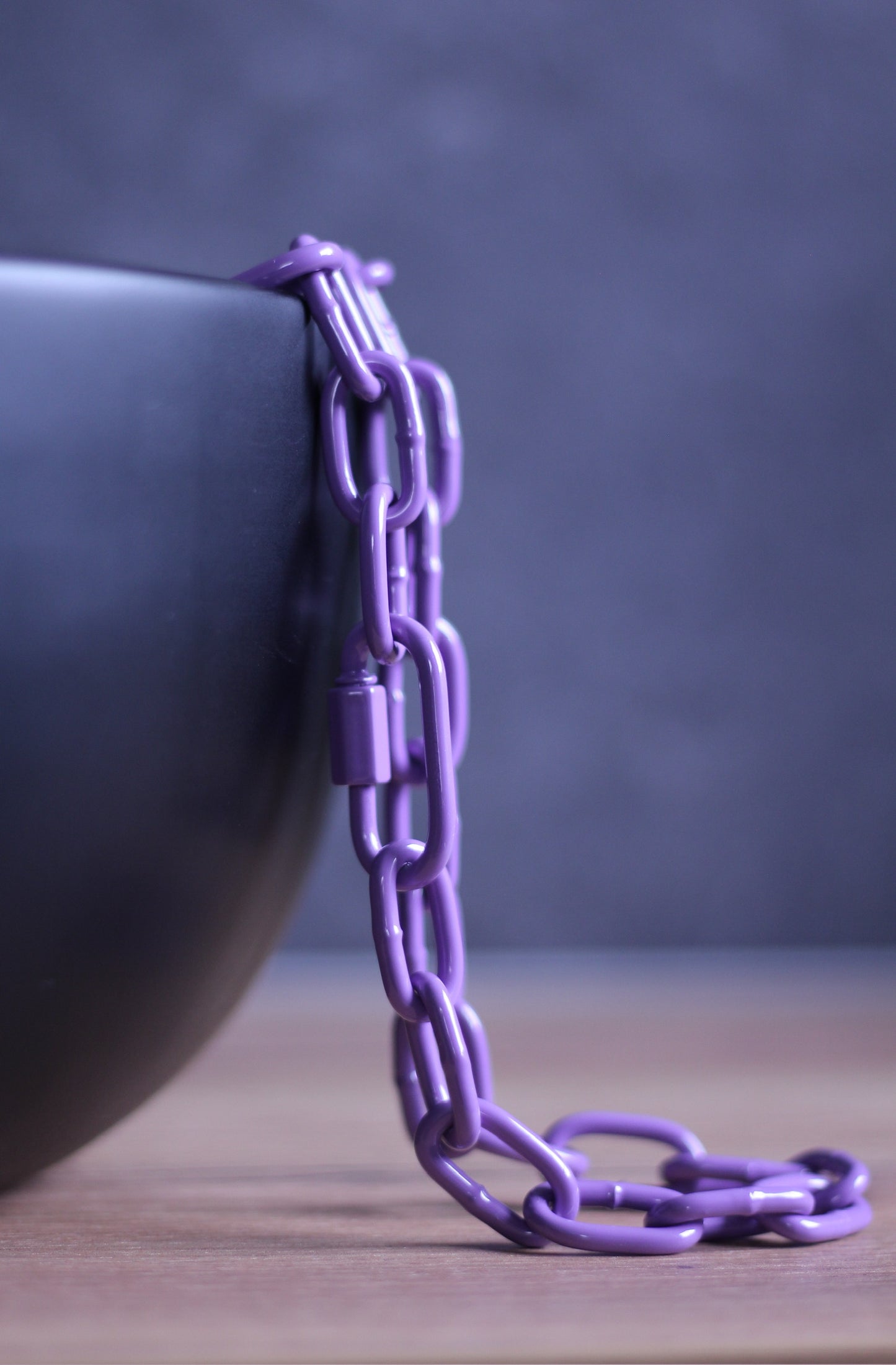 Short -part powder -coated chain