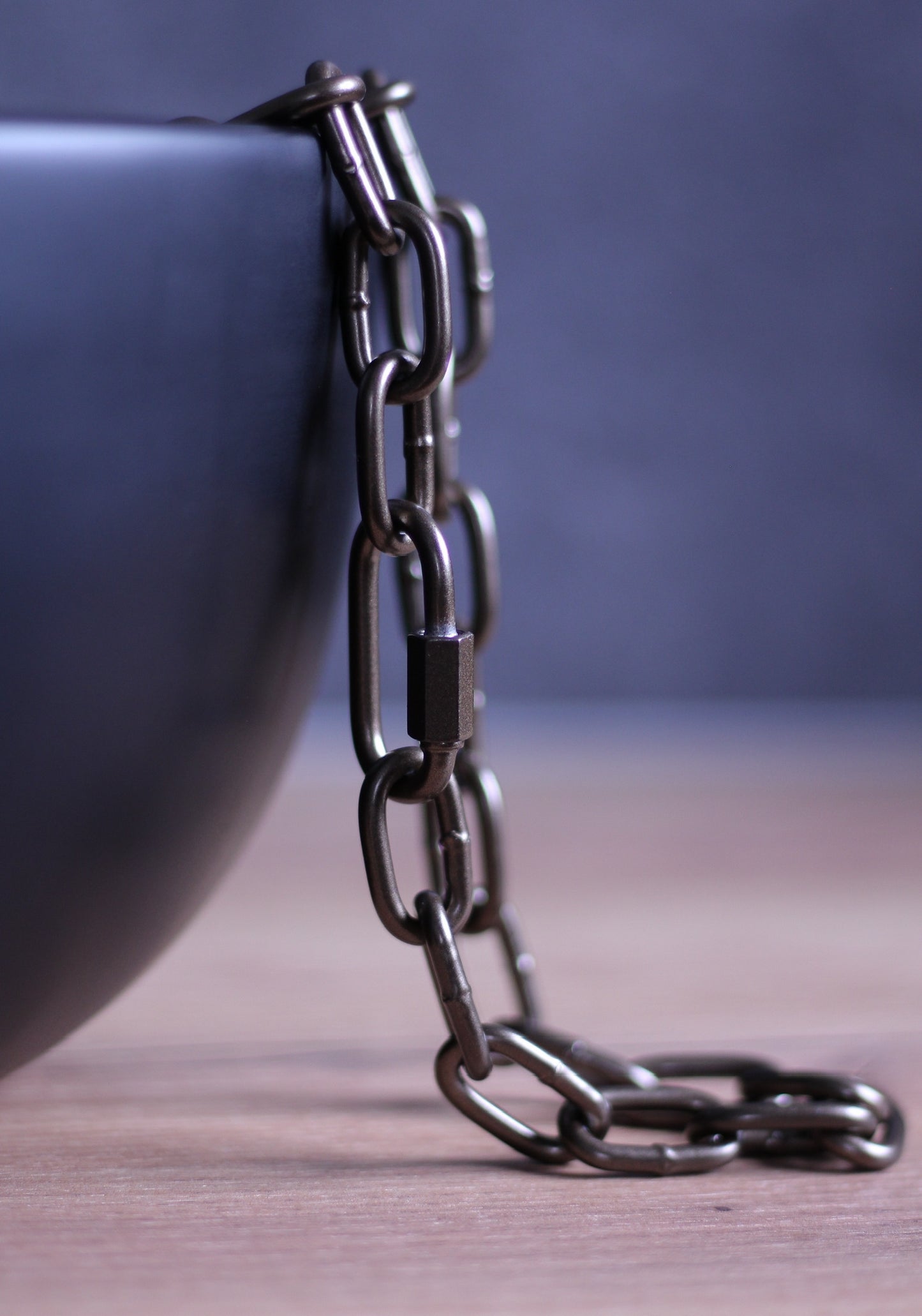 Short -part powder -coated chain