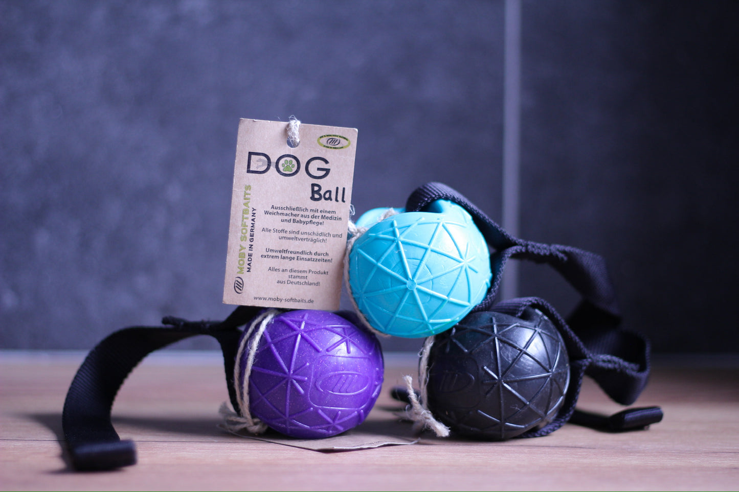 Moby balls tall with hand loop