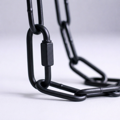 Long -part powder -coated chains