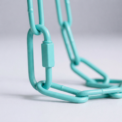 Long -part powder -coated chains