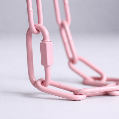 Long -part powder -coated chains